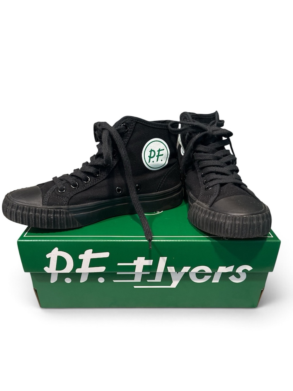 P.F. Flyers 1993 CENTER HIGH-TOP BLACK
CANVAS Men’s 4.5 Women’s 6